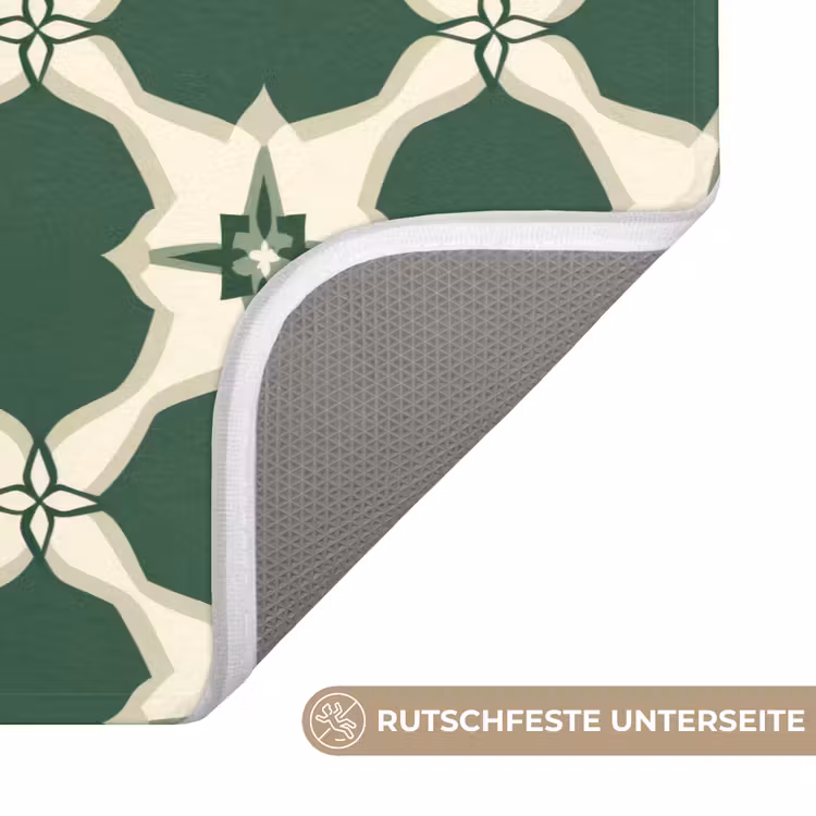 Tegel - Klassiek - Groen WCmat middel 1009 -USP_AntislipDE