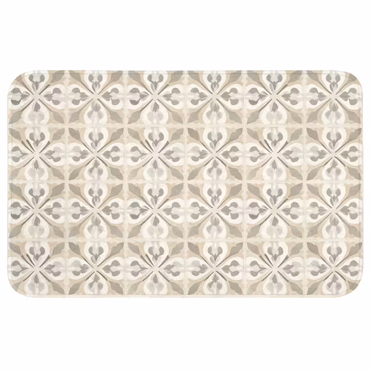 Tegel - Motief - Beige WCmat middel 1009 -3d