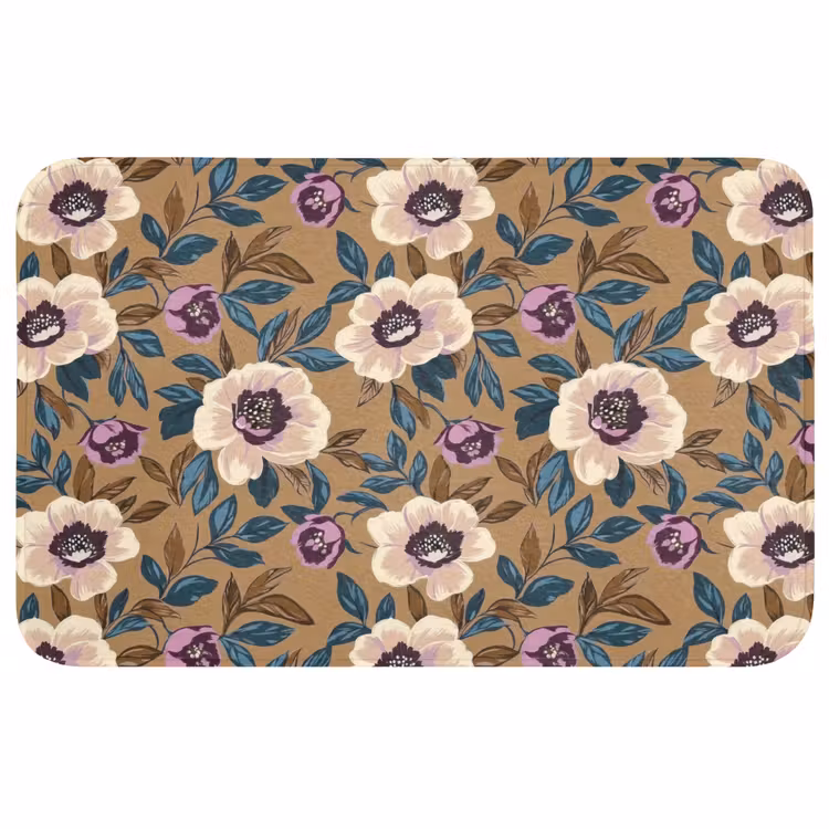 Floraal - Stilleven - Kleurrijk WCmat middel 1009 -3d