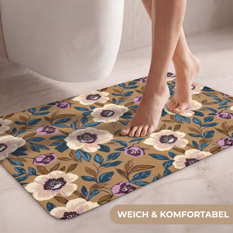 Floraal - Stilleven - Kleurrijk WCmat middel 1009 -USP_ZachtDE