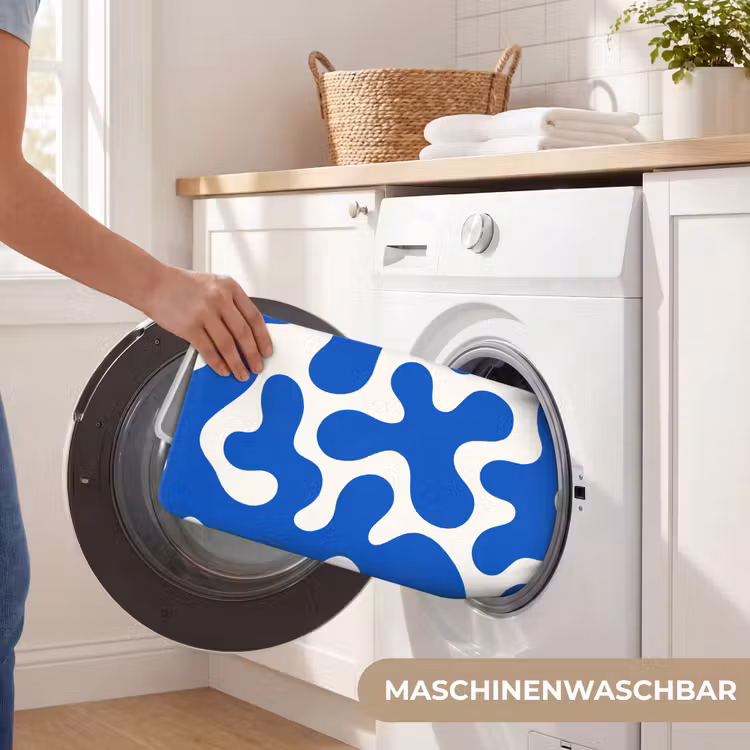 Vormen - Abstract - Blauw - Golven WCmat middel -USP_WasbaarDE