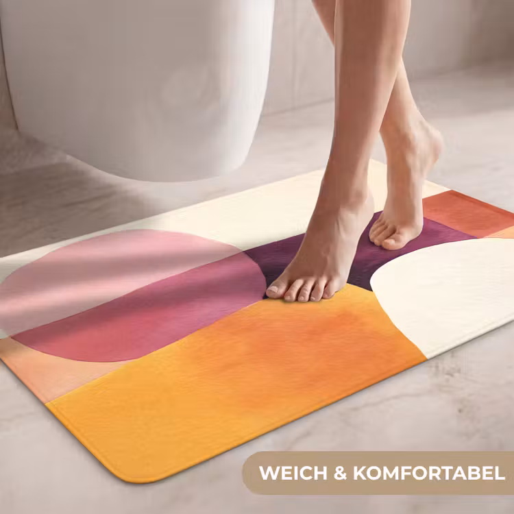 Vormen - Abstract - Kleurrijk WCmat middel -USP_ZachtDE