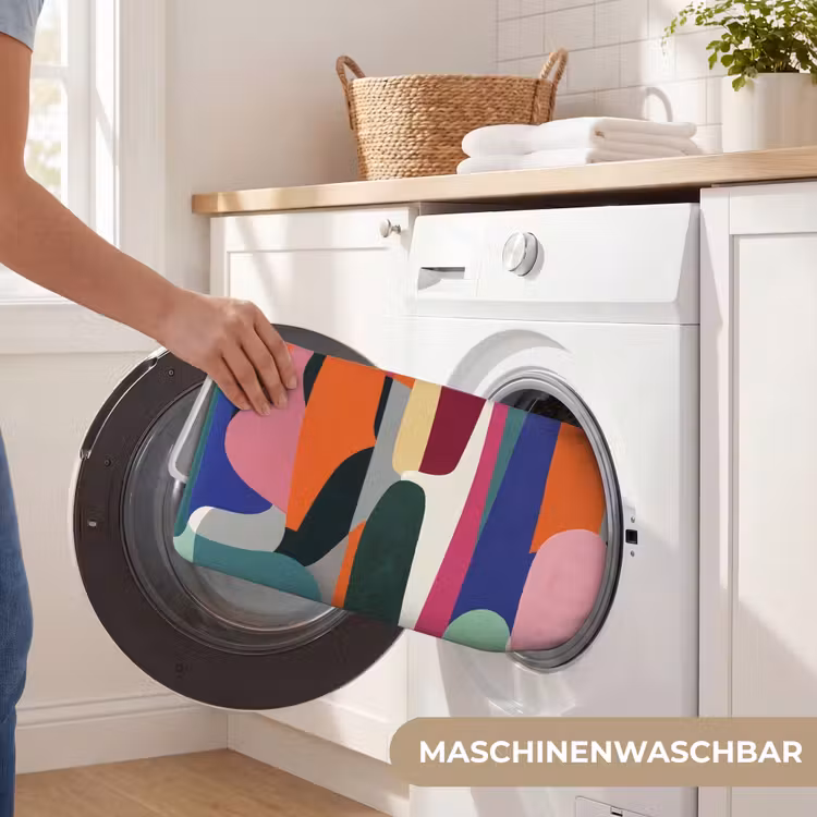 Vormen - Ritmisch - Kleuren - Abstract WCmat middel -USP_WasbaarDE