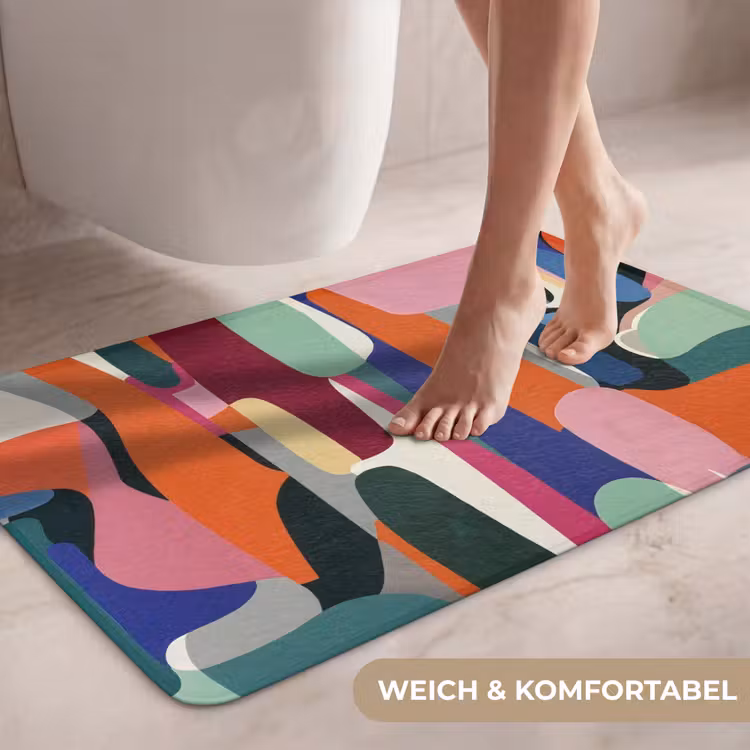 Vormen - Ritmisch - Kleuren - Abstract WCmat middel -USP_ZachtDE