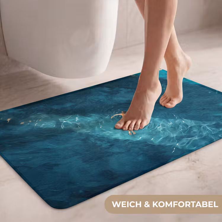 Vrouw - Water - Bikini - Oranje WCmat middel -USP_ZachtDE