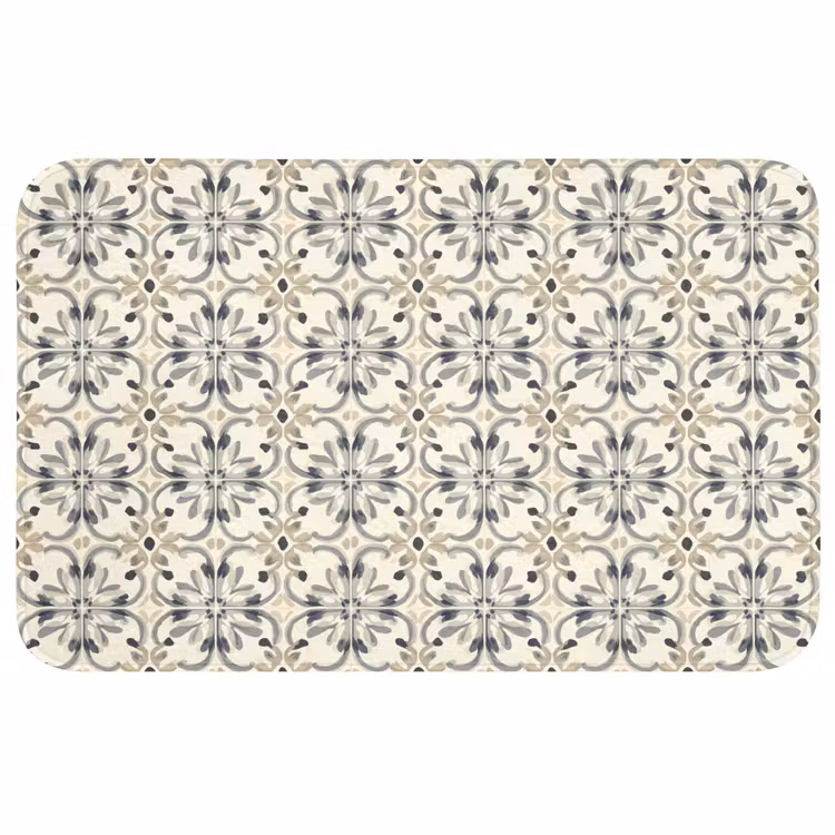 Floraal - Patroon - Kleurrijk WCmat middel 1009 -3d