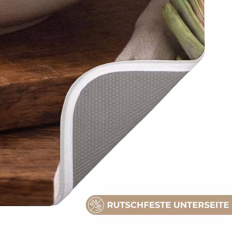 WC Vorleger - Gemüse – Artischocke – Küche - Groenten - Artisjok - Keuken WCmat U-uitsnede middel