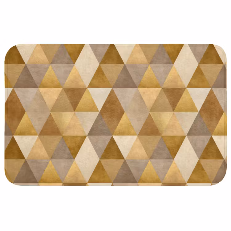 Geometrisch - Driehoek - Goud WCmat middel 1009 -3d