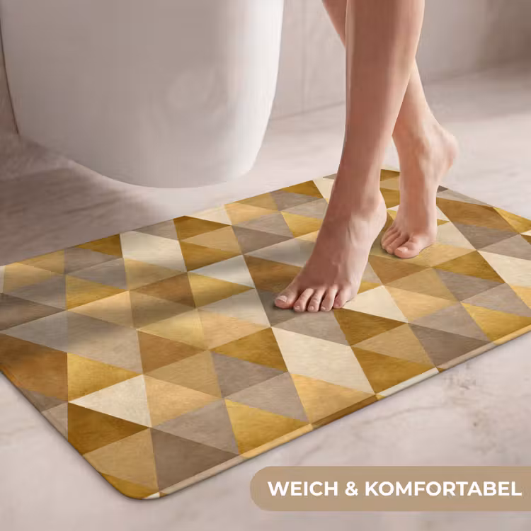 Geometrisch - Driehoek - Goud WCmat middel 1009 -USP_ZachtDE