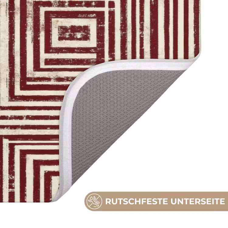 Geometrisch - Patroon - Rood WCmat middel 1009 -USP_AntislipDE