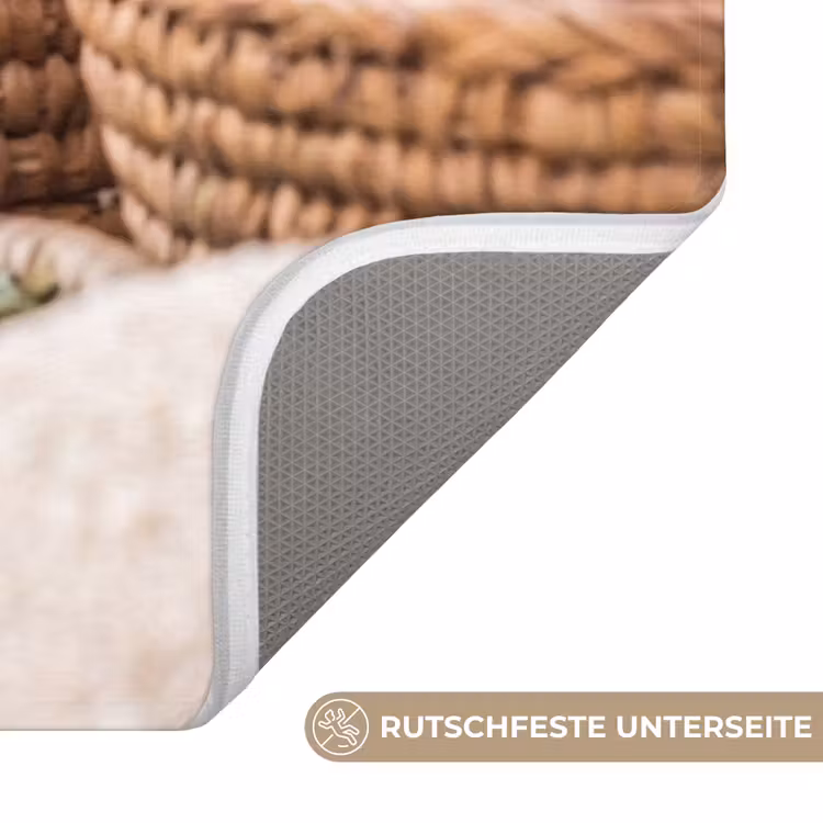 WC Vorleger - Gewürze – Körbe – Orientalisch - Kruiden - Manden - Oosters WCmat U-uitsnede middel