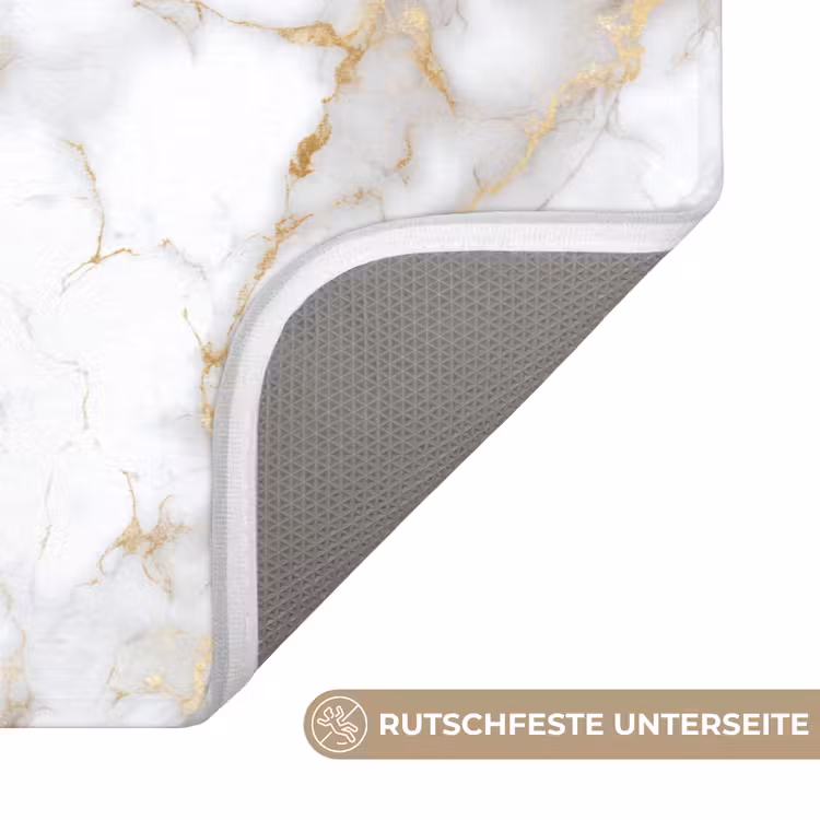 Gouden aders - Marmer - Wit WCmat middel 1009 -USP_AntislipDE