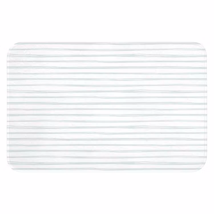Groen - Strepen - Patroon WCmat klein 1009 -3d