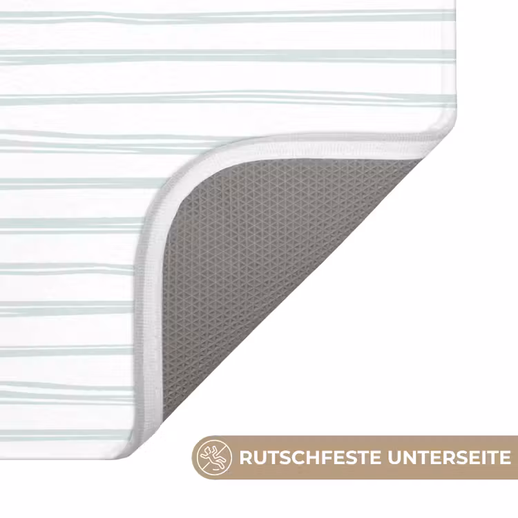 Groen - Strepen - Patroon WCmat klein 1009 -USP_AntislipDE