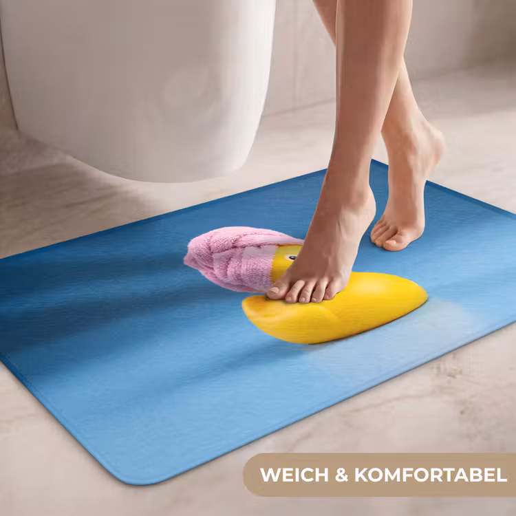 Badeend - Handdoek - Blauw WCmat middel -USP_ZachtDE
