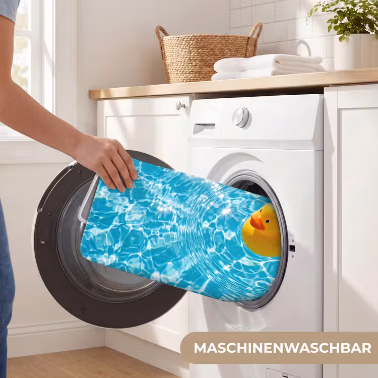 Badeend - Dobberen - Blauw WCmat middel -USP_WasbaarDE