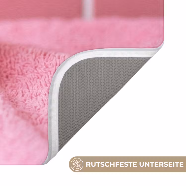 Badeend -Strik - Roze WCmat middel -USP_AntislipDE