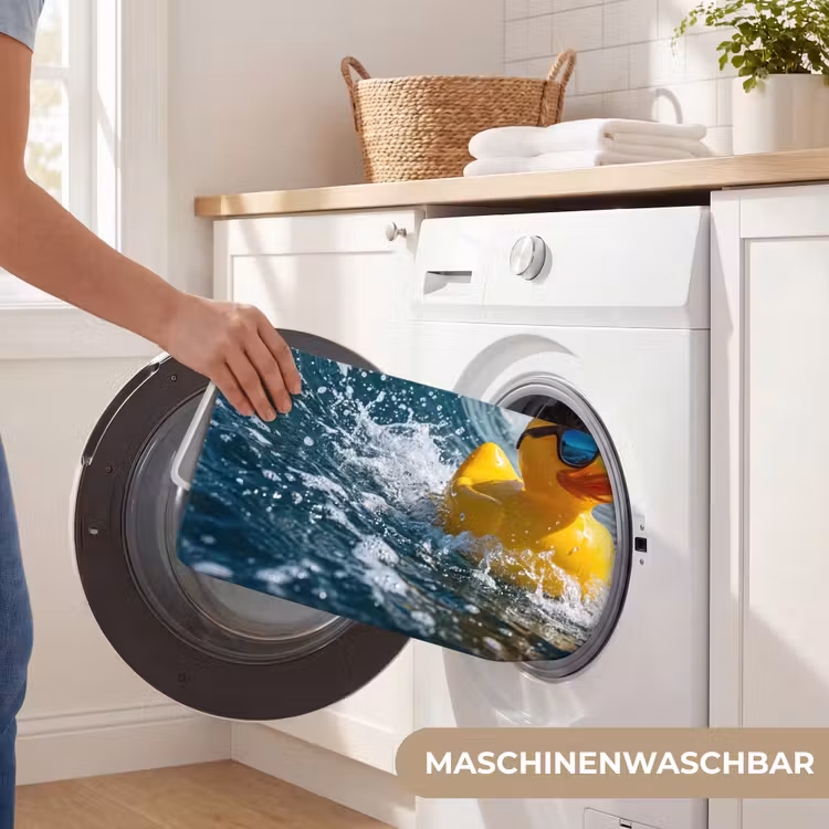 Badeend - Stoer - Golven WCmat middel -USP_WasbaarDE