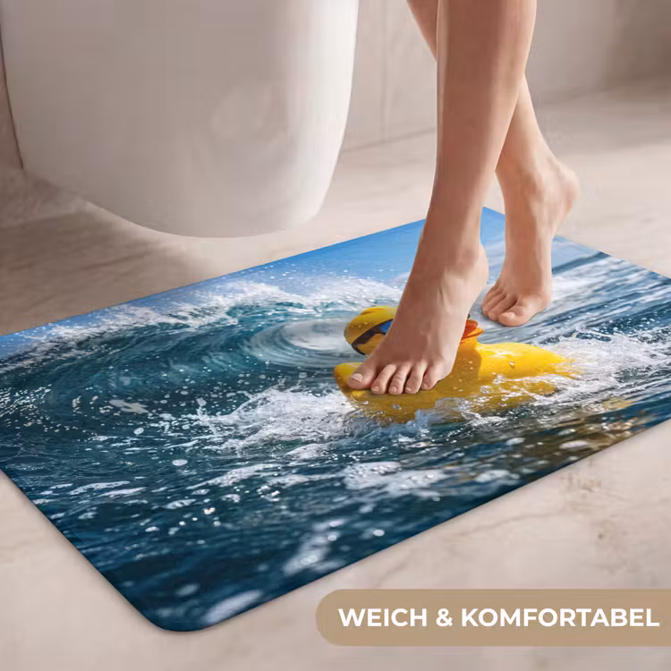 Badeend - Stoer - Golven WCmat middel -USP_ZachtDE