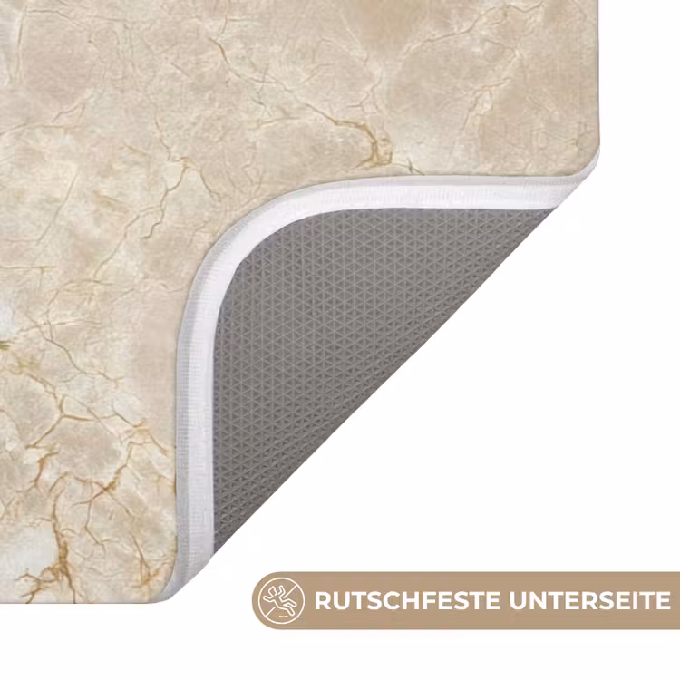 Lichtbeige - Marmer - Aders WCmat middel 1009 -USP_AntislipDE