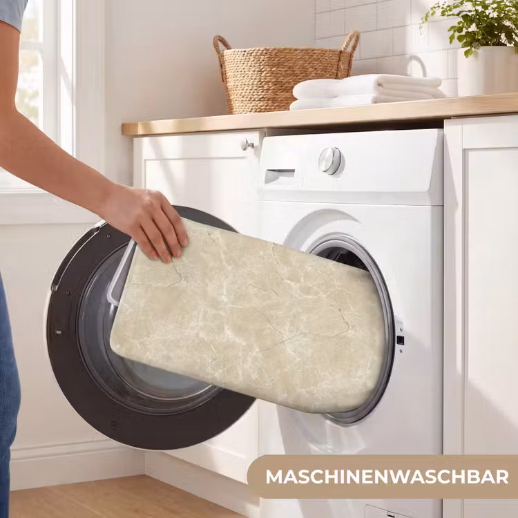 Lichtbeige - Marmer - Diffusie adering WCmat middel 1009 -USP_WasbaarDE