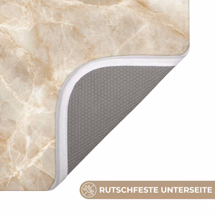 Lichtbeige - Onyx - Subtiel WCmat middel 1009 -USP_AntislipDE