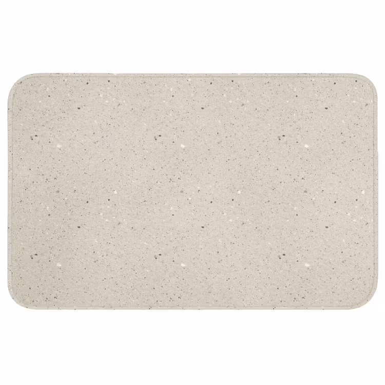 Lichtbeige - Terrazzo - Grijs WCmat middel 1009 -3d