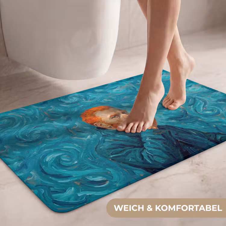 Portret - Klassiek - Blauw WCmat middel -USP_ZachtDE