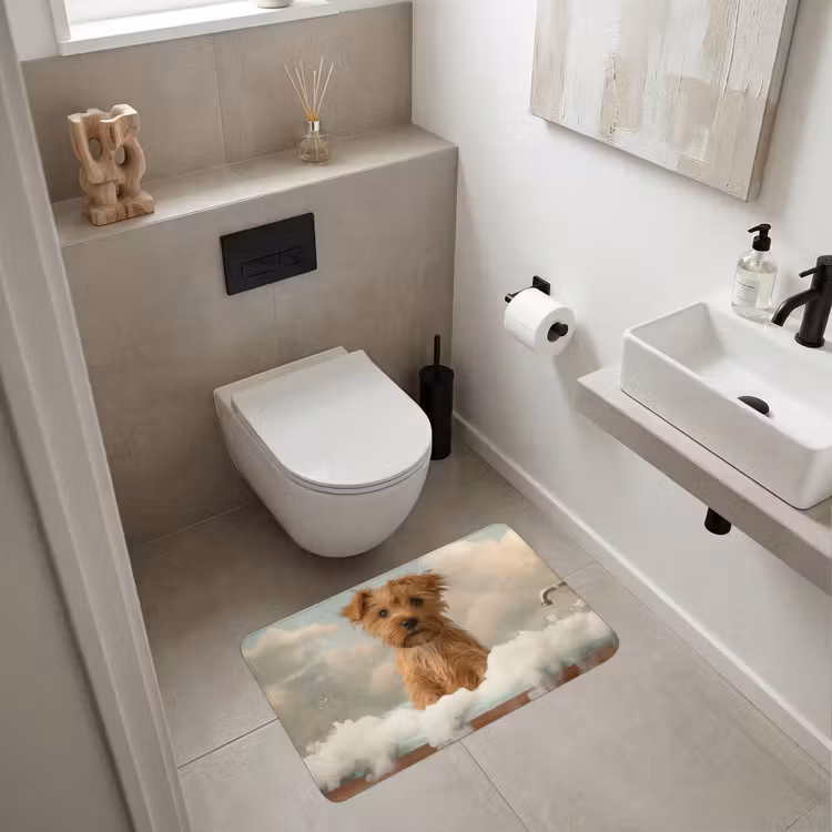 Hond - Bad - Dieren - Schuim WCmat middel -sfeer1