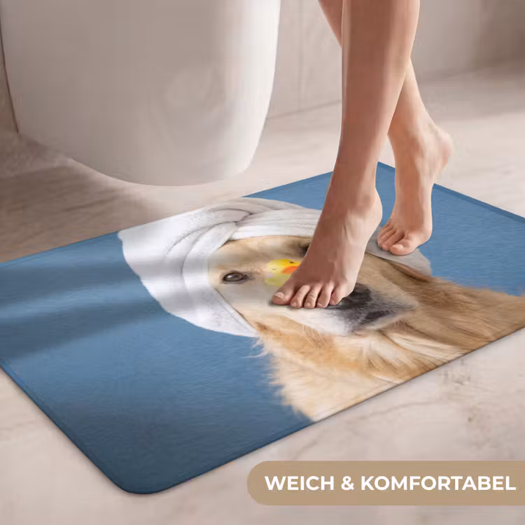 Hond - Badeend - Geel WCmat middel -USP_ZachtDE