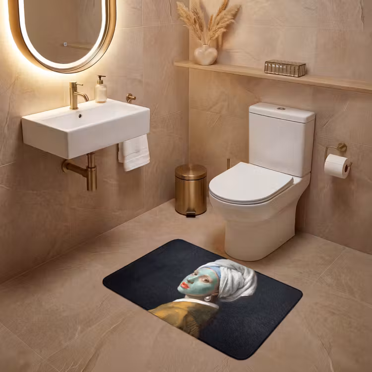 Iconisch - Modern - Kleurrijk WCmat middel -sfeer3