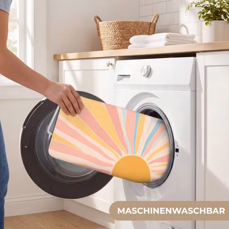 Illustratie - Zon - Pastelkleuren WCmat middel -USP_WasbaarDE