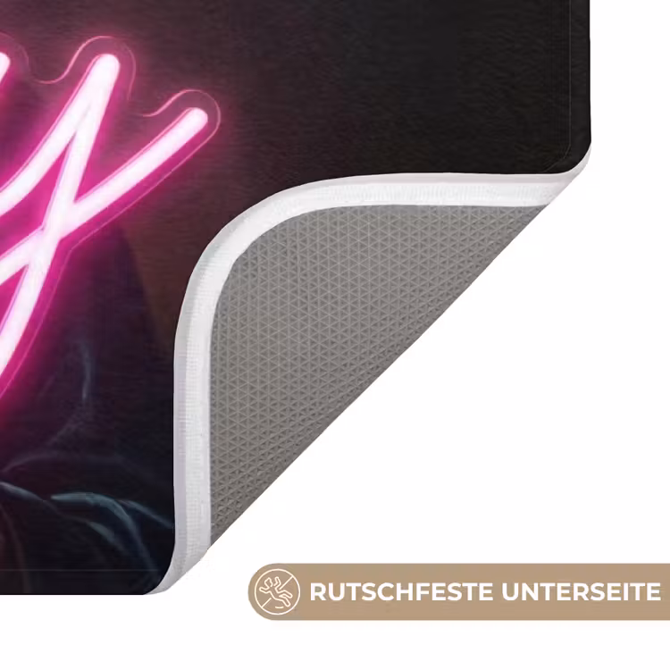 Ironisch - Tekst - Neon WCmat middel -USP_AntislipDE
