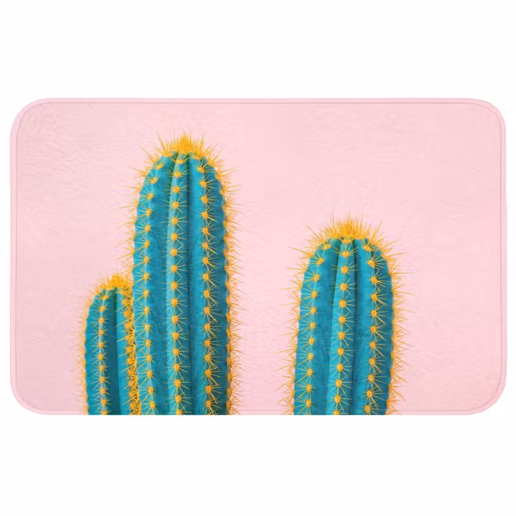 Cactussen - Modern - Pastel WCmat middel -3d