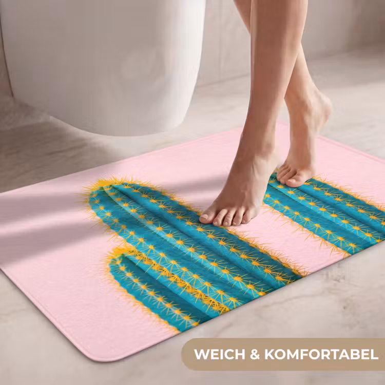 Cactussen - Modern - Pastel WCmat middel -USP_ZachtDE