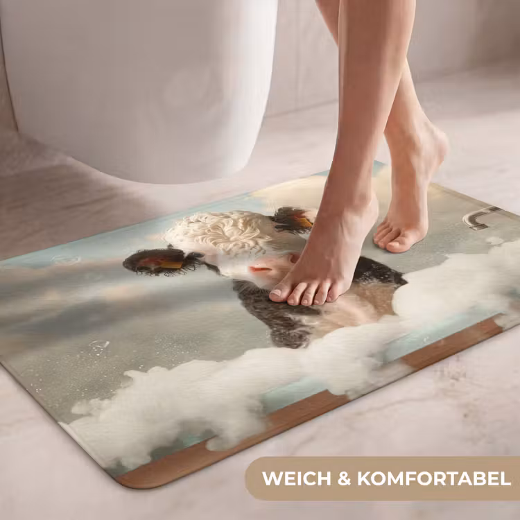 Kalf - Koe - Bad - Schuim - Dieren WCmat middel -USP_ZachtDE