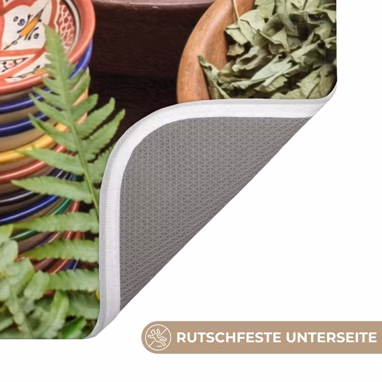 WC Vorleger - Keramik – Orientalisch – Farbenfroh - Aardewerk - Oosters - Kleurrijk WCmat U-uitsnede middel