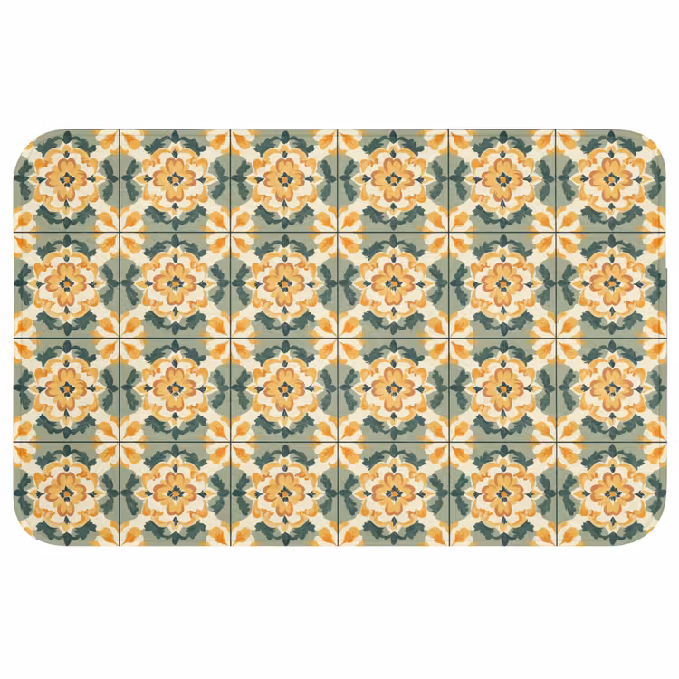 Keramiek - Verweerd - Kleurrijk WCmat middel 1009 -3d