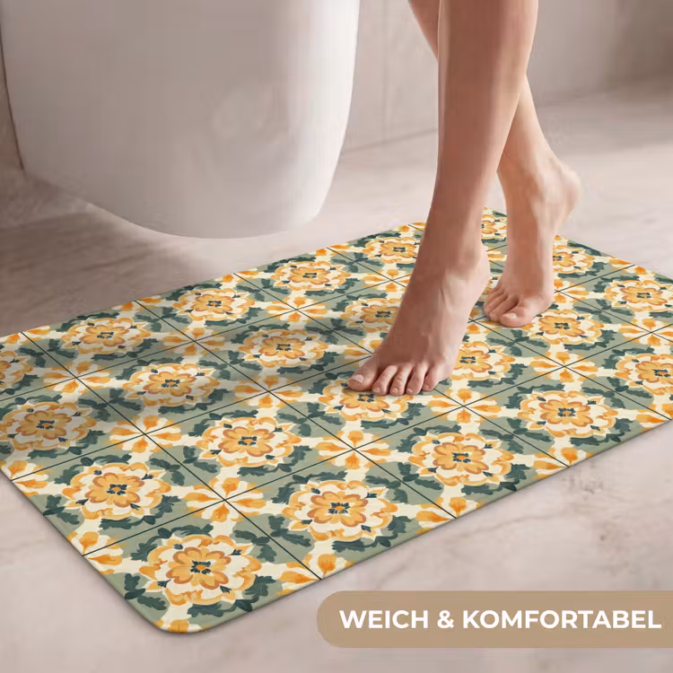 Keramiek - Verweerd - Kleurrijk WCmat middel 1009 -USP_ZachtDE