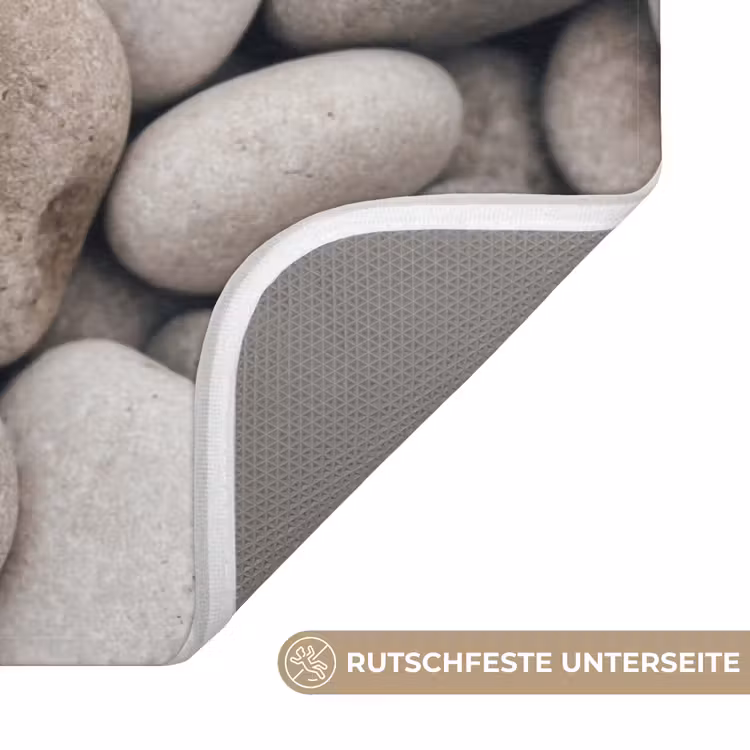 Kiezels - Stenen - Grijs WCmat middel -USP_AntislipDE