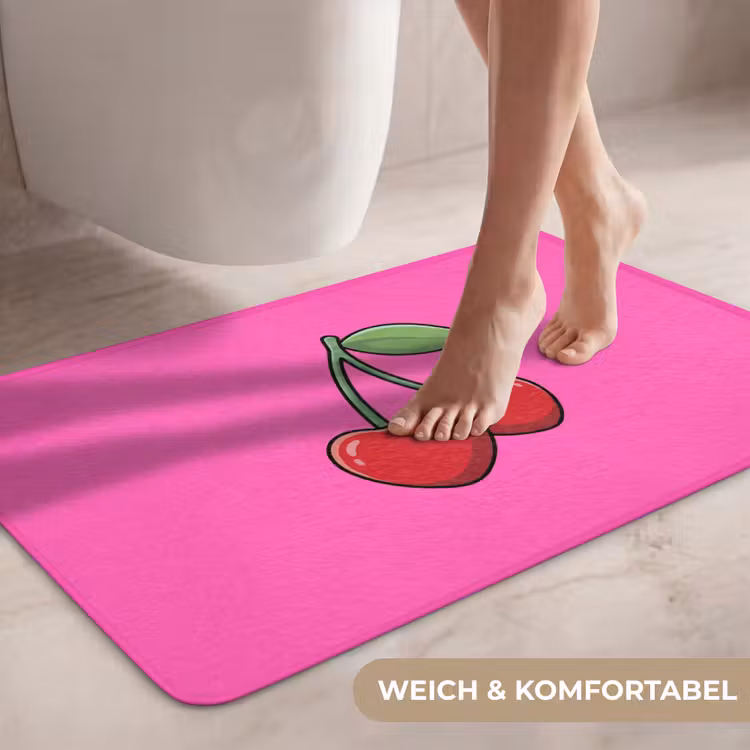 Kers - Roze - Fruit WCmat middel -USP_ZachtDE