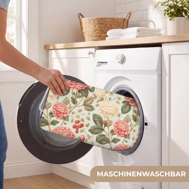 Klassiek - Botanisch - Veelkleurig WCmat middel 1009 -USP_WasbaarDE