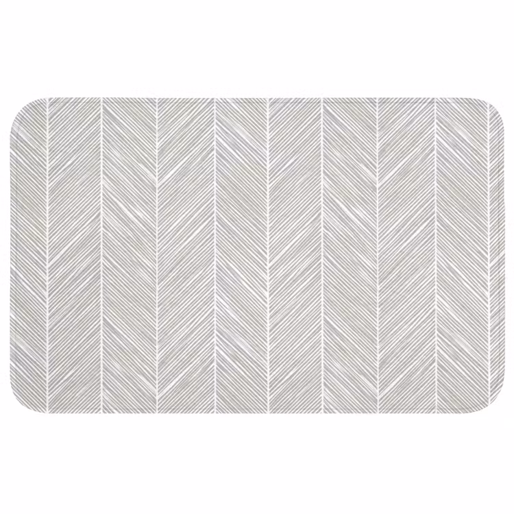 Klassiek - Visgraat - Grijs WCmat middel 1009 -3d