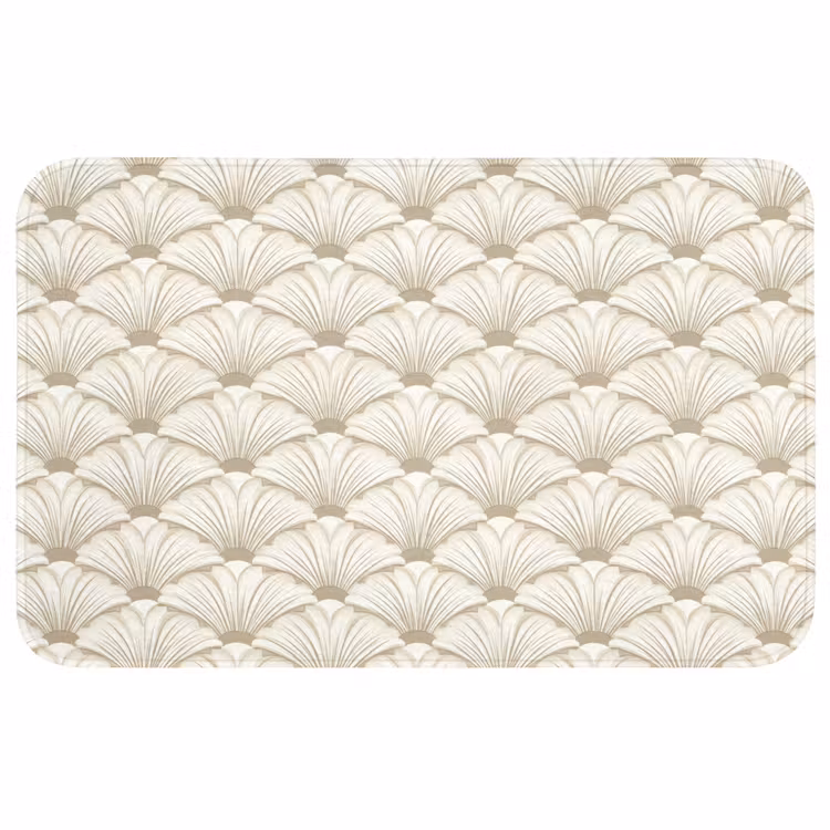 Klassiek - Art - Beige WCmat middel 1009 -3d