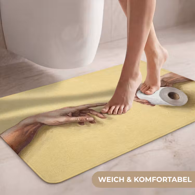 Klassiek - Kunst - Humor WCmat middel -USP_ZachtDE