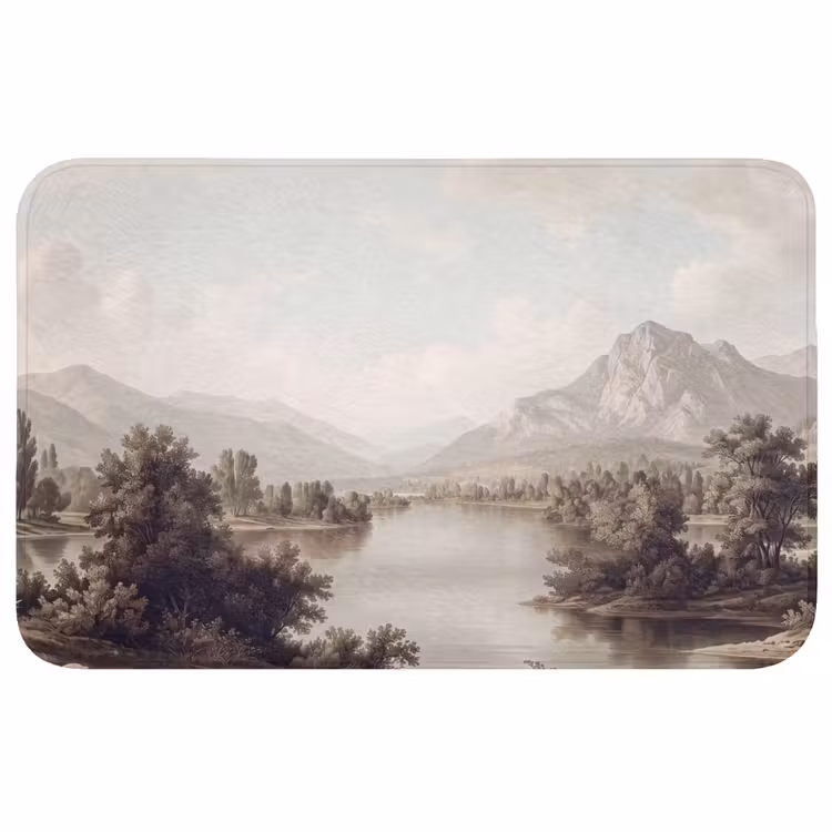 Klassiek - Landschap - Sereen WCmat middel -3d