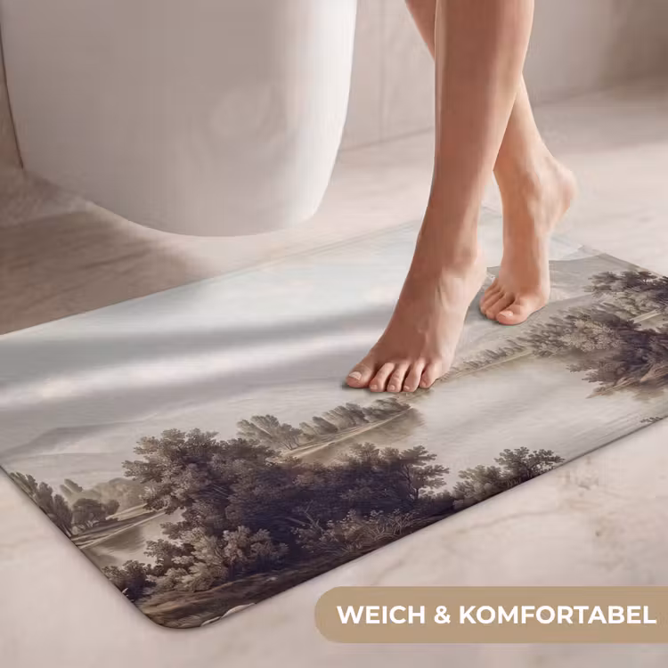 Klassiek - Landschap - Sereen WCmat middel -USP_ZachtDE