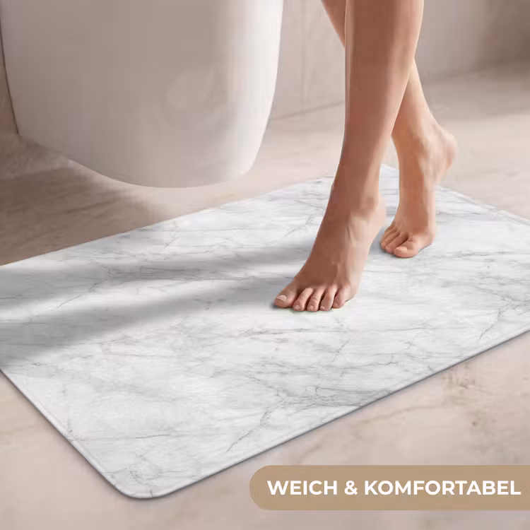 Klassiek - Marmer - Grijs WCmat middel 1009 -USP_ZachtDE