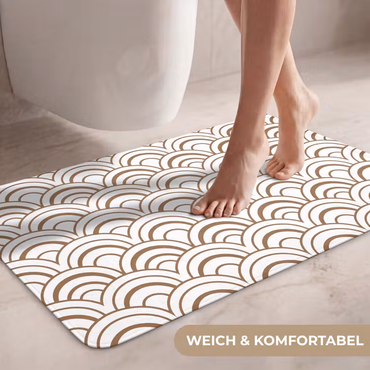 Klassiek - Motief - Terracotta WCmat middel 1009 -USP_ZachtDE