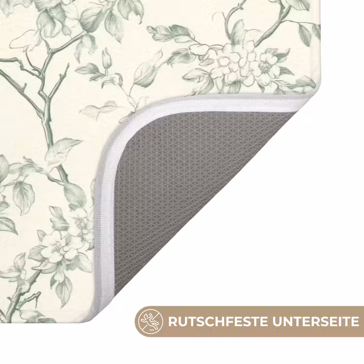 Klassiek - Vogels - Groen WCmat middel 1009 -USP_AntislipDE